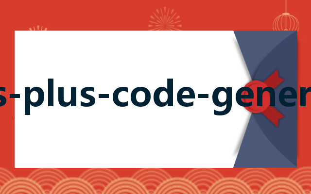 mybatis-plus-code-generator